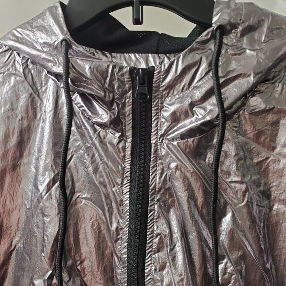 Metallic 3X Avon Hooded Jacket Y2K - Picture 7 of 12